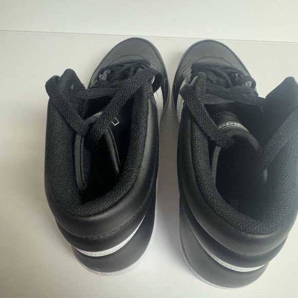 adidas Womens Hoops 4.0 Mid Sneaker Black Size 7 M - Picture 4 of 6